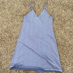 baby blue floral amara dress from brandy melville